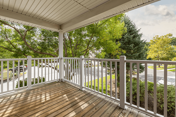 Private balcony or patio to enjoy your outdoor space
